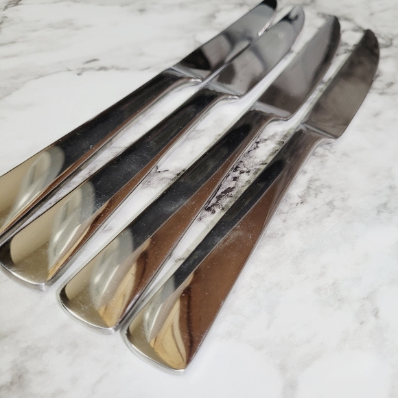 *M5 Onieda  Cambridge style Stainless Steel butter knives set 4 Flatwear… - Picture 6 of 9